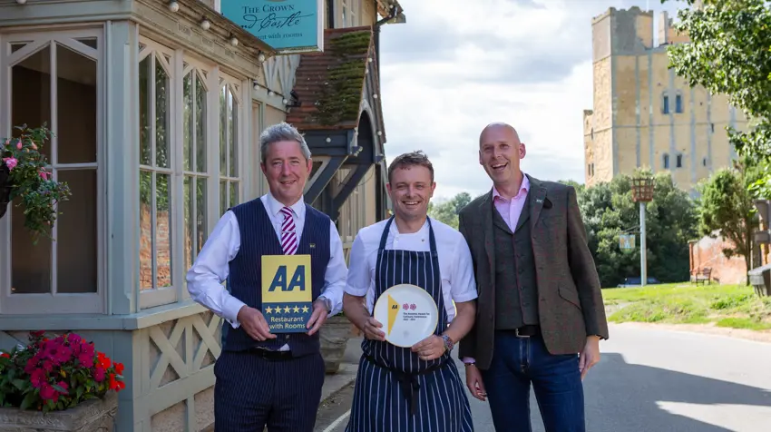 Top AA awards for The Crown and Castle in Orford