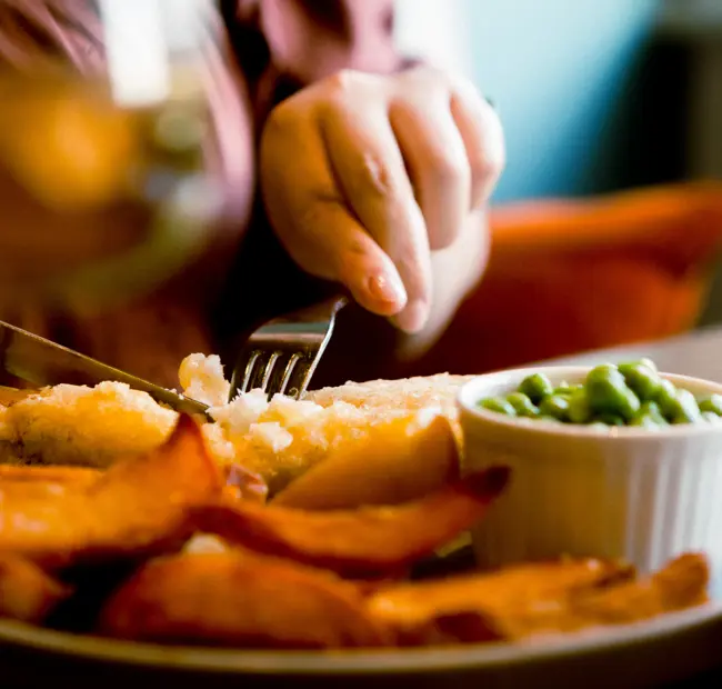 Saturday Lunch at The Crown and Castle - Fish