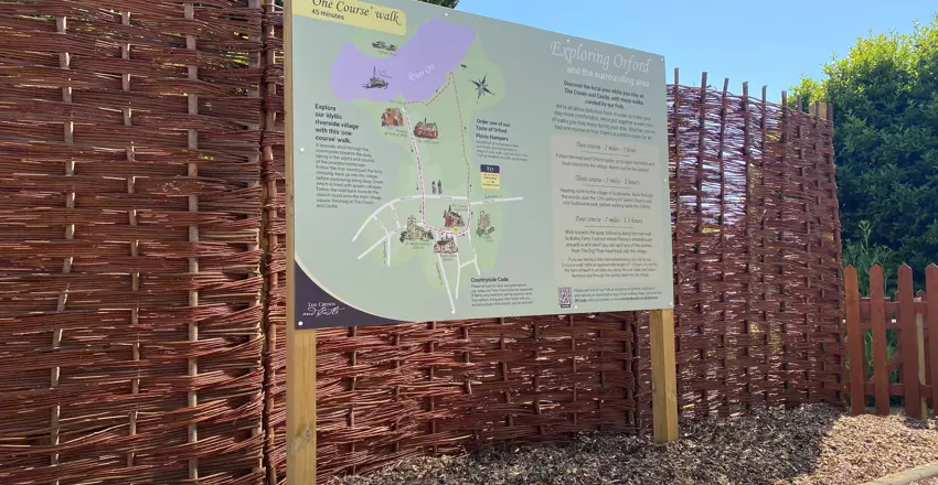 Walking routes with your dog in Orford Suffolk