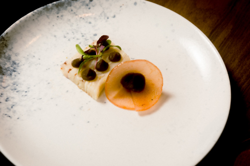 Tasting menu dish