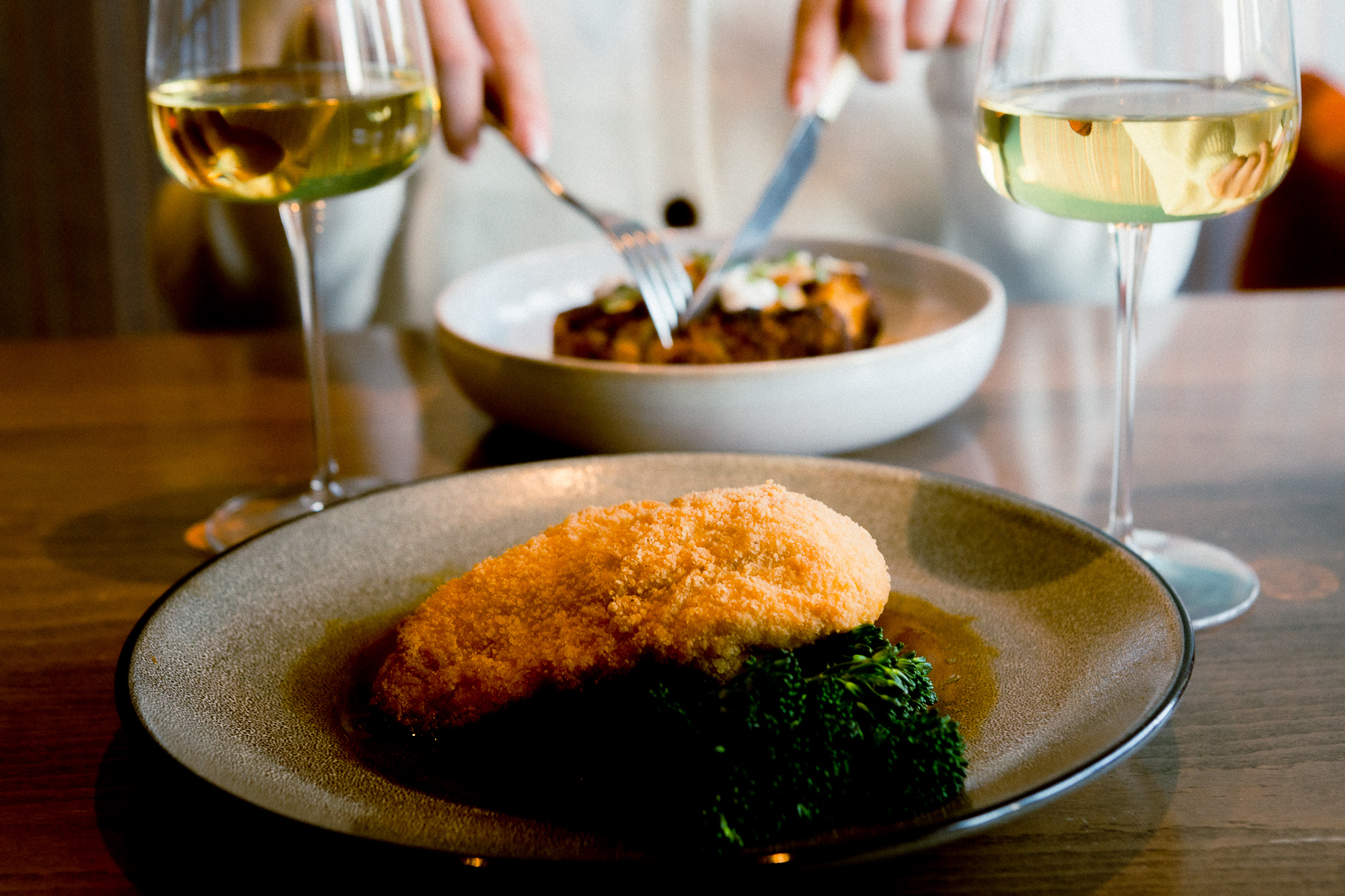 Saturday Lunch at The Crown and Castle - fish