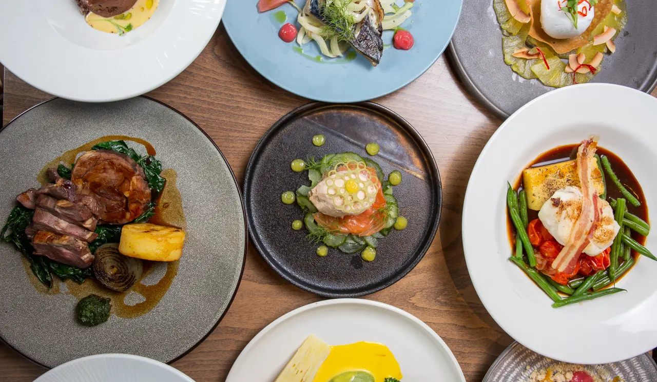 Spread of New Dishes Crown and Castle